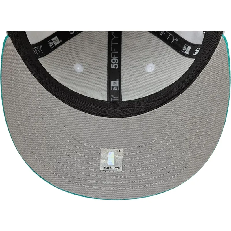 hvid-og-gron-fitted-59fifty-classic-kasket-fra-memphis-grizzlies-nba-af-new-era