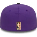 gorra-plana-violeta-y-negra-ajustada-59fifty-classic-de-toronto-raptors-nba-de-new-era