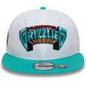 hvid-og-gron-flad-snapback-9fifty-classic-cap-fra-memphis-grizzlies-nba-af-new-era
