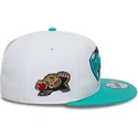 hvid-og-gron-flad-snapback-9fifty-classic-cap-fra-memphis-grizzlies-nba-af-new-era
