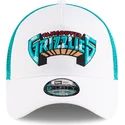 hvid-og-gron-a-frame-classic-trucker-cap-fra-memphis-grizzlies-nba-af-new-era