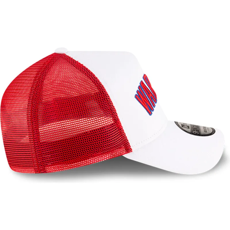 hvid-og-rod-trucker-kasket-a-frame-classic-fra-golden-state-warriors-nba-fra-new-era