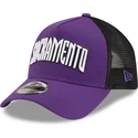 gorra-trucker-violet-og-sort-a-frame-classic-fra-sacramento-kings-nba-fra-new-era