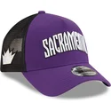 gorra-trucker-violet-og-sort-a-frame-classic-fra-sacramento-kings-nba-fra-new-era