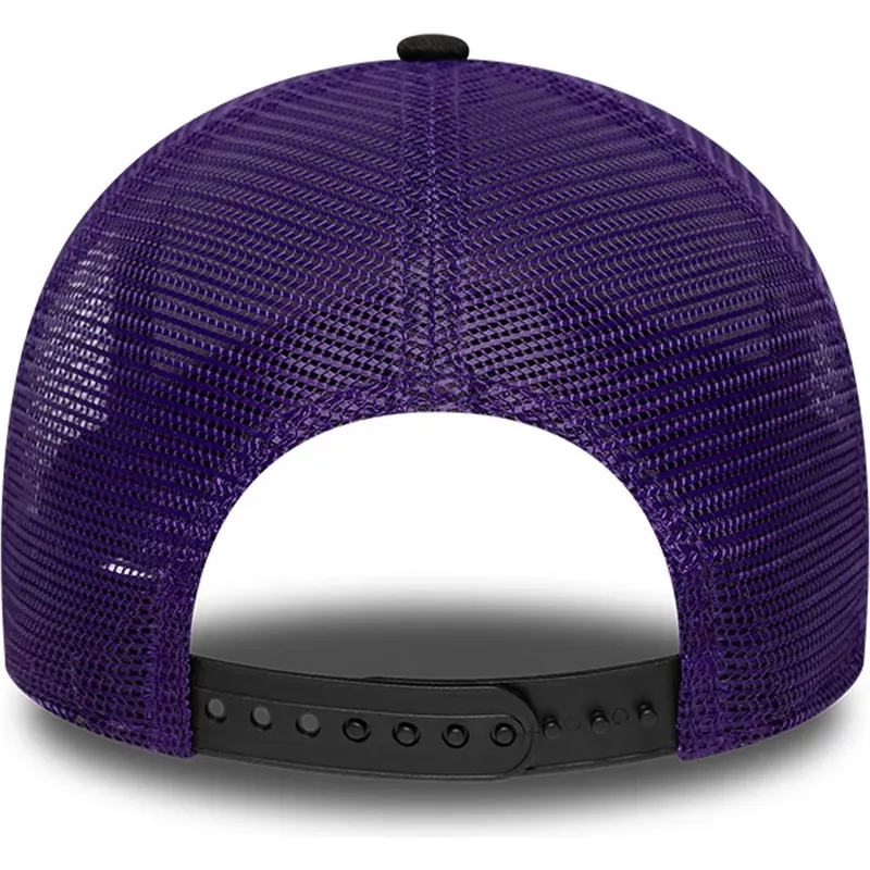 sort-og-lilla-a-frame-classic-trucker-kasket-fra-toronto-raptors-nba-af-new-era