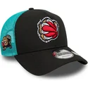 sort-og-gron-a-frame-classic-trucker-kasket-fra-memphis-grizzlies-nba-fra-new-era