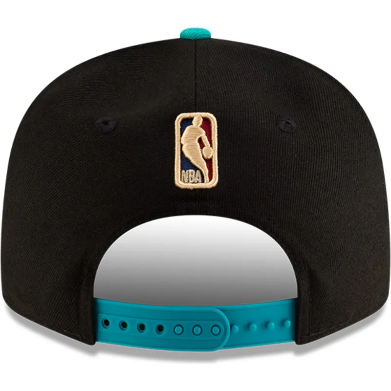 sort-og-gron-flat-cap-snapback-9fifty-classic-fra-memphis-grizzlies-nba-fra-new-era
