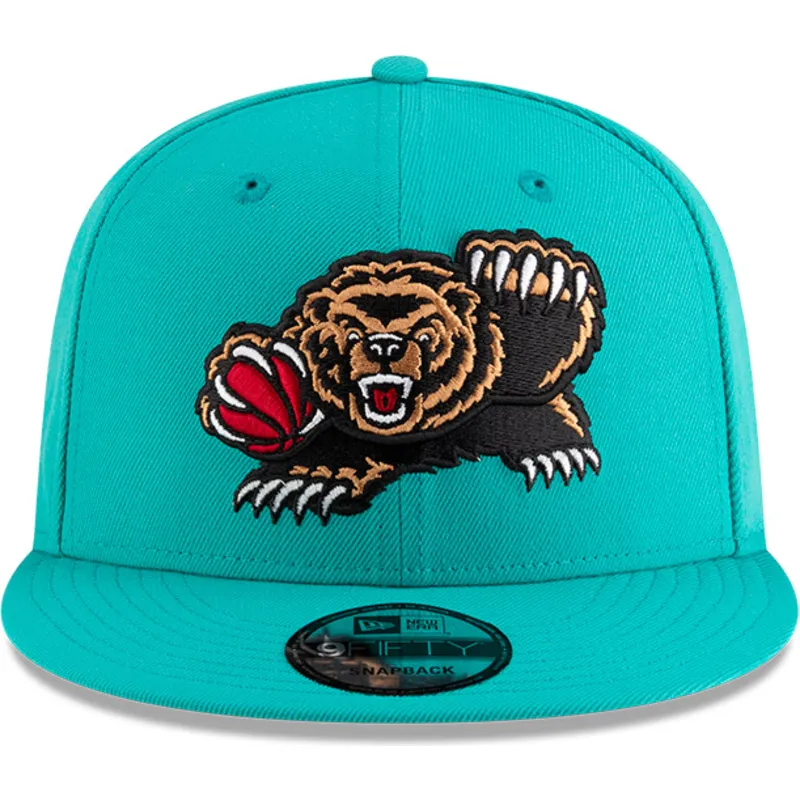 gron-flat-snapback-kasket-9fifty-classic-fra-memphis-grizzlies-nba-fra-new-era