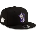 sort-fladskygget-snapback-9fifty-classic-kasket-fra-sacramento-kings-nba-fra-new-era
