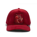 gorra-curva-roja-snapback-dragon-dragon-royalty-the-farm-de-goorin-bros