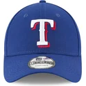 justerbar-bla-buet-kasket-9forty-the-league-fra-texas-rangers-mlb-fra-new-era