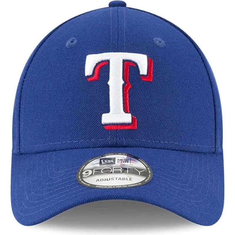 justerbar-bla-buet-kasket-9forty-the-league-fra-texas-rangers-mlb-fra-new-era