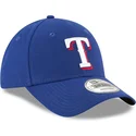justerbar-bla-buet-kasket-9forty-the-league-fra-texas-rangers-mlb-fra-new-era