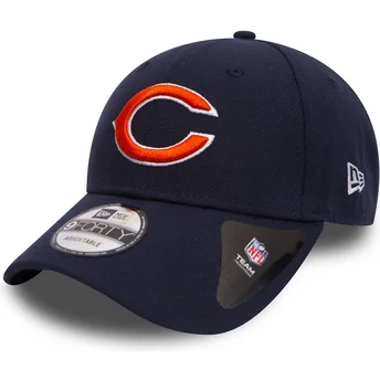 New Era Kurvet Skygge 9FORTY The League Chicago Bears NFL Marineblå Justerbar Kasket