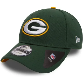 New Era Kurvet Skygge 9FORTY The League Green Bay Packers NFL Grøn Justerbar Kasket