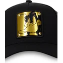 capslab-daffy-duck-daf7-looney-tunes-black-trucker-hat