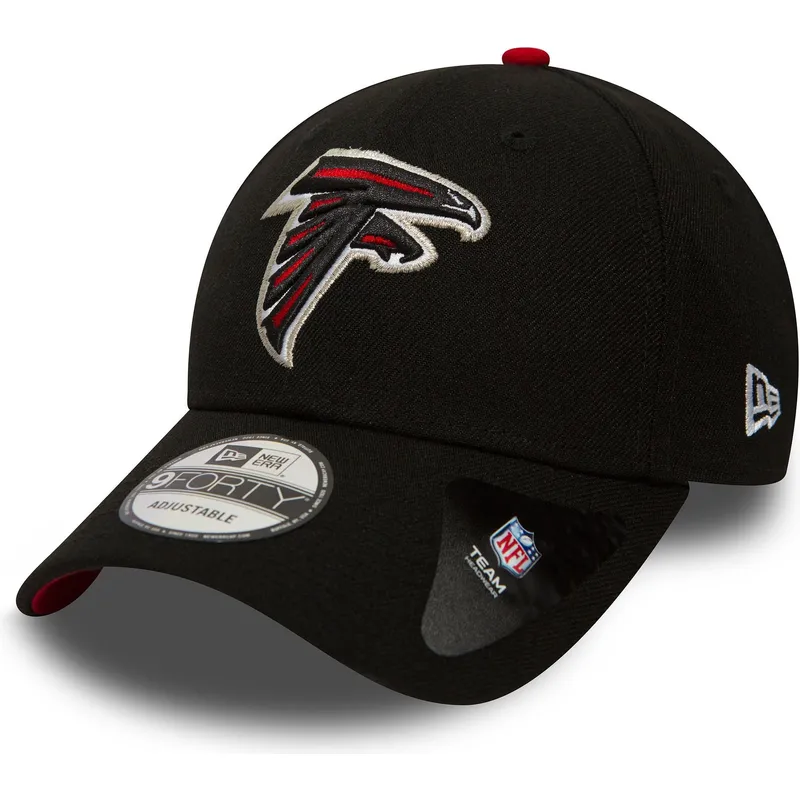 sort-justerbar-kurvet-kasket-9forty-the-league-fra-atlanta-falcons-nfl-fra-new-era