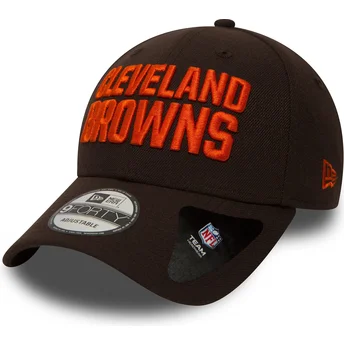 New Era Bukket Kant 9FORTY The League Cleveland Browns NFL Brun Justerbar Kasket