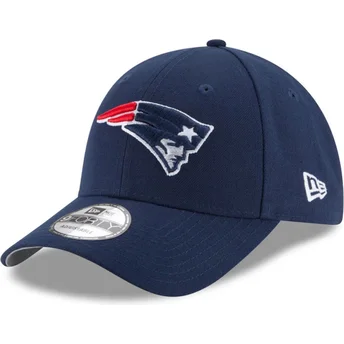 New Era Buet Skygge 9FORTY The League New England Patriots NFL Navy Blå Justerbar Kasket