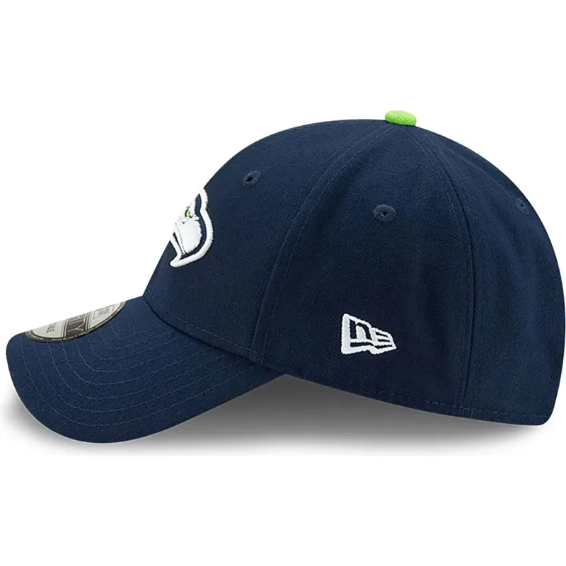 justerbar-marinebla-kurvet-kasket-9forty-the-league-fra-seattle-seahawks-nfl-fra-new-era