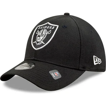 New Era Buet Skygge 9FORTY The League Las Vegas Raiders NFL Sort Justerbar Kasket