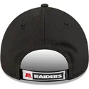 sort-justerbar-curved-kasket-9forty-the-league-fra-las-vegas-raiders-nfl-fra-new-era