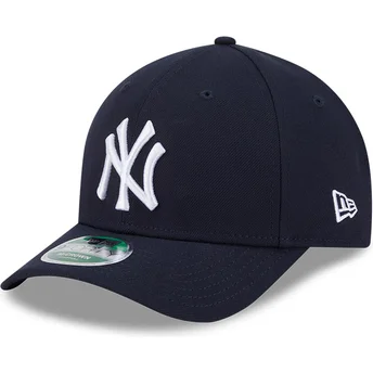 Marineblå 9FORTY M-Crown Player Replica snapback med buet skygge fra New York Yankees MLB by New Era