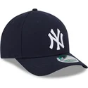morkebla-buet-snapback-9forty-m-crown-player-replica-kasket-af-new-york-yankees-mlb-fra-new-era