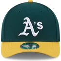 gron-og-gul-buet-cap-snapback-9forty-m-crown-player-replica-af-oakland-athletics-mlb-fra-new-era