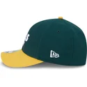 gron-og-gul-buet-cap-snapback-9forty-m-crown-player-replica-af-oakland-athletics-mlb-fra-new-era