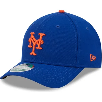 Blå krummet snapback 9FORTY M-Crown Player Replica fra New York Mets MLB fra New Era