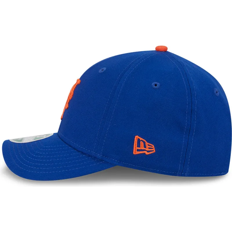 bla-kurvet-snapback-kasket-9forty-m-crown-player-replica-fra-new-york-mets-mlb-fra-new-era
