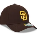brun-buet-snapback-kasket-9forty-m-crown-player-replica-fra-san-diego-padres-mlb-fra-new-era