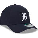 marinebla-buet-snapback-kasket-9forty-m-crown-player-replica-fra-detroit-tigers-mlb-fra-new-era