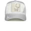 hvid-trucker-kasket-med-hjort-legendary-wait-for-it-the-farm-total-whiteout-fra-goorin-bros