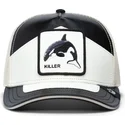 gorra-trucker-negra-y-blanca-orca-moto-lamba-killer-the-farm-de-goorin-bros