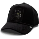 sort-buet-snapback-kasket-panter-panther-royalty-the-farm-fra-goorin-bros