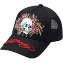 ed-hardy-skull-rose-sort-trucker-kasket