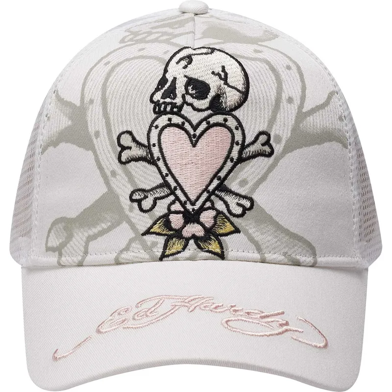 hvid-trucker-kasket-death-before-fra-ed-hardy