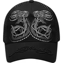 ed-hardy-sort-duo-black-snake-trucker-cap