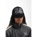 ed-hardy-sort-duo-black-snake-trucker-cap