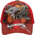 rod-brave-hearts-truckerkasket-fra-ed-hardy