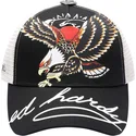 trucker-kasket-sort-og-hvid-soaring-eagle-fra-ed-hardy