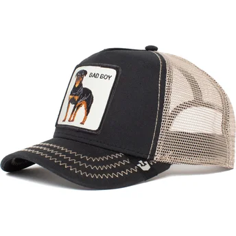 Goorin Bros. Rottweiler Hund Bad Boy Den Slemmeste Dreng The Farm Sort og Hvid Trucker Hat