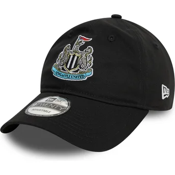 Justerbar sort krummet 9TWENTY Core-kasket fra Newcastle United Football Club Premier League af New Era