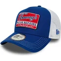 bla-og-hvid-trucker-kasket-9forty-a-frame-vintage-motor-repairs-fra-new-era