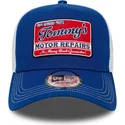 new-era-motor-repairs-vintage-9forty-a-frame-bla-og-hvid-trucker-kasket