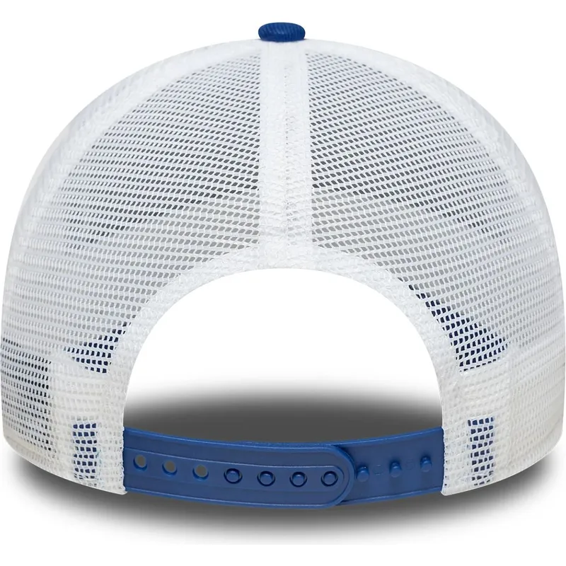 bla-og-hvid-trucker-kasket-9forty-a-frame-vintage-motor-repairs-fra-new-era