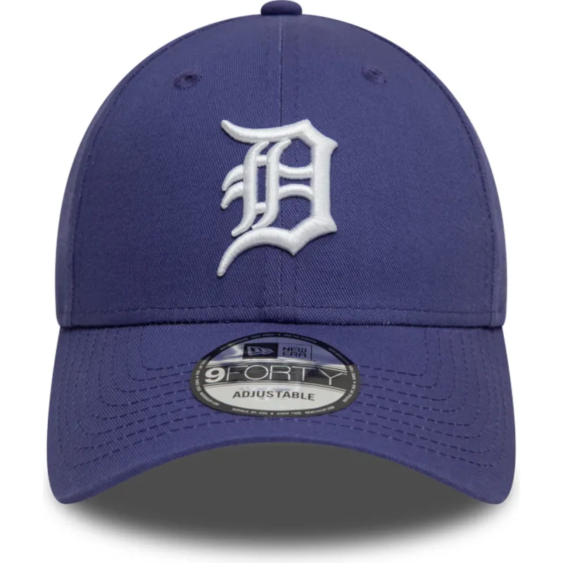 justerbar-violet-buet-kasket-9forty-league-essential-fra-detroit-tigers-mlb-fra-new-era
