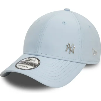 Justerbar 9FORTY Flawless let blå krumme kasket fra New York Yankees MLB af New Era